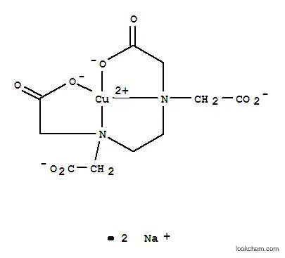 Molecular Structure of 39208-15-6 (Ethylenediaminetetraacetic acidcopper(II) disodium salt tetrahydrate)