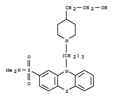 10H-Phenothiazine-2-sulfonamide,10-[3-[4-(2-hydroxyethyl)-1-piperidinyl]propyl]-N,N-dimethyl-