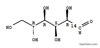 Molecular Structure of 4005-41-8 (D-Glucose-1-14C)