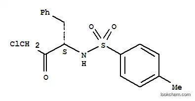 Molecular Structure of 402-71-1 (Benzenesulfonamide,N-[(1S)-3-chloro-2-oxo-1-(phenylmethyl)propyl]-4-methyl-)