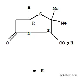 potassium (2S-cis)-3,3-dimethyl-7-oxo-4-thia-1-azabicyclo[3.2.0]heptane-2-carboxylate