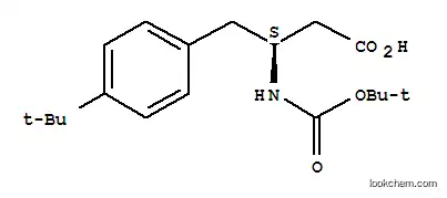 Molecular Structure of 403661-85-8 (BOC-(S)-3-AMINO-4-(4-TERT-BUTYL-PHENYL)-BUTYRIC ACID)