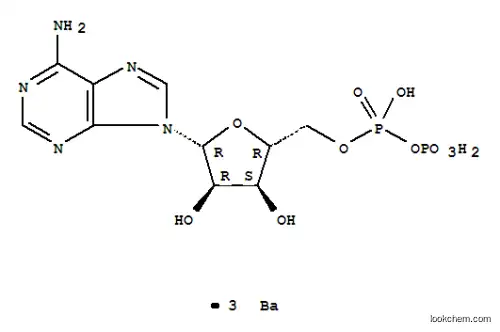 Molecular Structure of 40436-88-2 (ADENOSINE 5'-DIPHOSPHATE, BARIUM SALT)