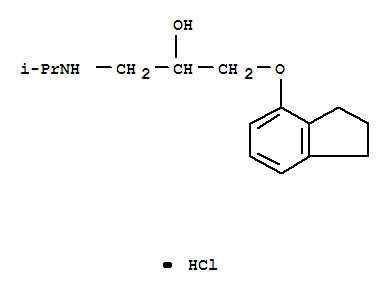 1-(2,3-DIHYDRO-1H-INDEN-4-YLOXY)-3-(PROPAN-2-YLAMINO)PROPAN-2-OLCAS