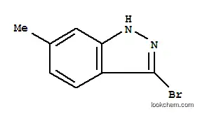 Molecular Structure of 40598-73-0 (3-BROMO-6-METHYL (1H)INDAZOLE)