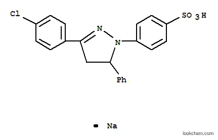 sodium 4-[3-(4-chlorophenyl)-4,5-dihydro-5-phenyl-1H-pyrazol-1-yl]benzenesulphonate