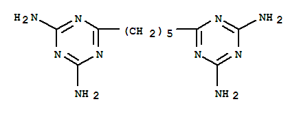 1,3,5-Triazine-2,4-diamine,6,6'-(1,5-pentanediyl)bis- cas  4128-91-0