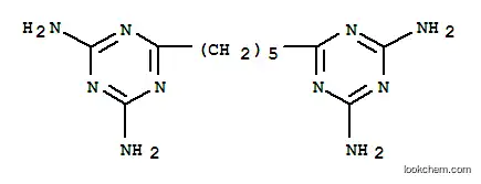 Molecular Structure of 4128-91-0 (1,3,5-Triazine-2,4-diamine,6,6'-(1,5-pentanediyl)bis-)