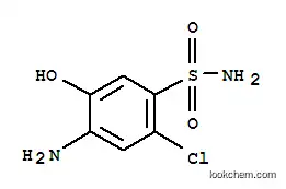 Molecular Structure of 41606-65-9 (4-Amino-2-chloro-5-hydroxybenzensulfonamide)