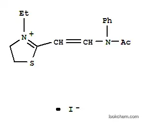 Molecular Structure of 41682-04-6 (3-ethyl-2-[2-(N-phenylacetamido)vinyl]-4,5-dihydrothiazolium iodide)