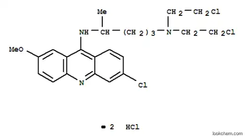 Molecular Structure of 4213-45-0 (QUINACRINE MUSTARD DIHYDROCHLORIDE)