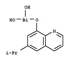 Quinoline,8-[(dihydroxybismuthin)oxy]-6-(1-methylethyl)-
