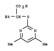 2-(4,6-Dimethyl-pyrimidin-2-ylsulfanyl)-butyric acid