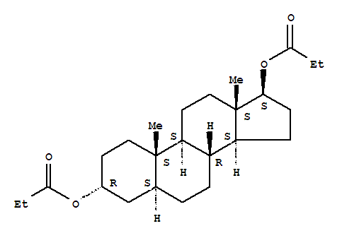 Androstane-3,17-diol,dipropanoate, (3a,5a,17b)- (9CI) cas  4350-14-5