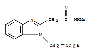 (2-METHYLCARBAMOYLMETHYL-BENZOIMIDAZOL-1-YL)-ACETIC ACIDCAS