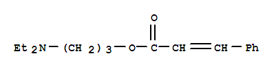 2-Propenoic acid,3-phenyl-, 3-(diethylamino)propyl ester