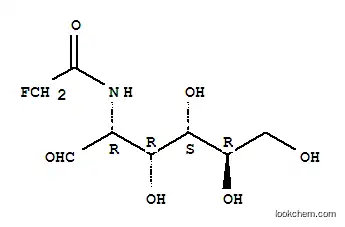 Molecular Structure of 4495-81-2 (N-fluoroacetyl-D-glucosamine)