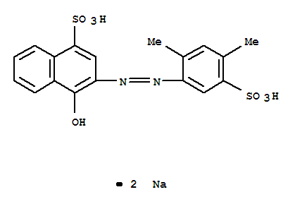 1-Naphthalenesulfonicacid, 3-[2-(2,4-dimethyl-5-sulfophenyl)diazenyl]-4-hydroxy-, sodium salt (1:2)(4548-53-2)