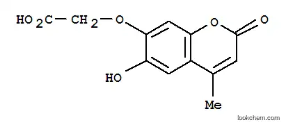 ((6-Hydroxy-4-methyl-2-oxo-2H-1-benzopyran-7-yl)oxy)acetic acid