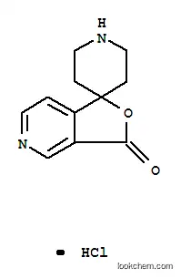 Molecular Structure of 475152-16-0 (Spiro[furo[3,4-c]pyridine-3(1H),4'-piperidin]-1-one hydrochloride)