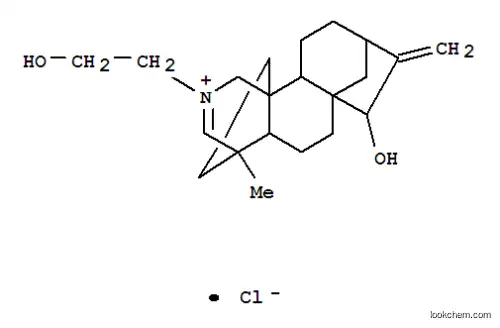 Molecular Structure of 4759-00-6 (Veatchanium,19,21-didehydro-15-hydroxy-21-(2-hydroxyethyl)-4-methyl-16-methylene-,chloride, (15a)-(9CI))