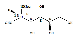 D-Glucose-2-13C,2-(acetylamino)-2-deoxy- (9CI)