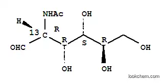 Molecular Structure of 478529-39-4 (2-ACETAMIDO-2-DEOXY-D-[2-13C]GLUCOSE)