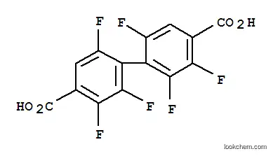 Molecular Structure of 4841-76-3 ([1,1'-Biphenyl]-4,4'-dicarboxylicacid, 2,2',3,3',6,6'-hexafluoro-)