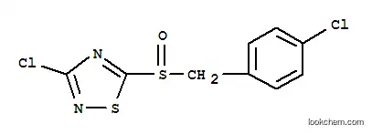 Molecular Structure of 486997-65-3 (3-CHLORO-5-(4-CHLOROBENZYLSULFINYL)-1,2,4-THIADIAZOLE)