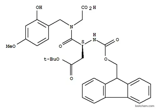Molecular Structure of 502640-94-0 (FMOC-ASP(OTBU)-(HMB)GLY-OH)