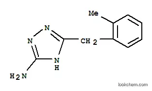 Molecular Structure of 502685-45-2 (5-(2-Methylbenzyl)-4H-1,2,4-triazol-3-amine)