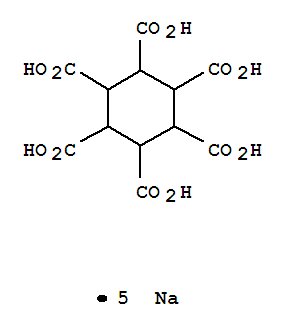 1,2,3,4,5,6-Cyclohexanehexacarboxylicacid, sodium salt (1:5)