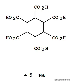 Molecular Structure of 50329-18-5 (pentasodium hydrogen 1,2,3,4,5,6-cyclohexanehexacarboxylate)