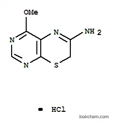 Molecular Structure of 50602-44-3 (4-Methoxy-7H-pyrimido(4,5-b)(1,4)thiazin-6-amine)