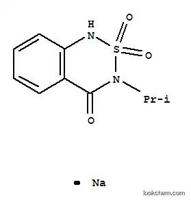 Molecular Structure of 50723-80-3 (3-isopropyl-1H-2,1,3-benzothiadiazin-4(3H)-one 2,2-dioxide, sodium salt)