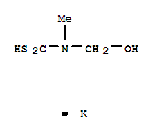 Carbamodithioic acid,(hydroxymethyl)methyl-, monopotassium salt (9CI)