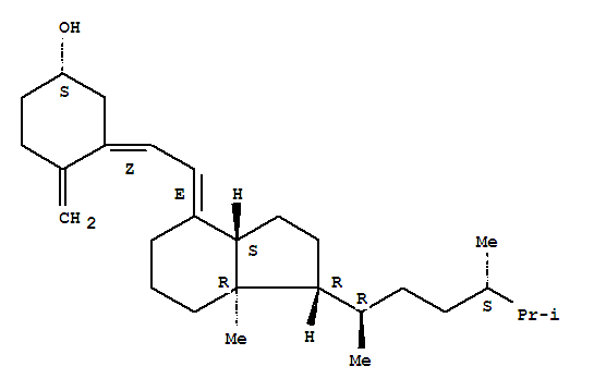 Molecular Structure of 511-28-4 (VitaminD4)
