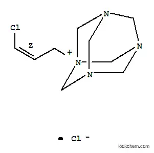 Molecular Structure of 51229-78-8 (1-(CIS-3-CHLOROALLYL)-3,5,7-TRIAZA-1-AZONIA-ADAMANTANE CHLORIDE)