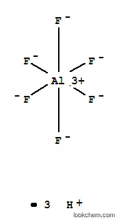 Molecular Structure of 51350-73-3 (trihydrogen hexafluoroaluminate)