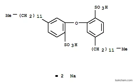 Molecular Structure of 5136-51-6 (Disodium 2,2'-oxybis(4-dodecylbenzene)sulfonate)