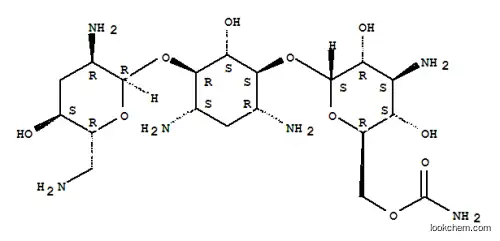Molecular Structure of 51736-77-7 (6''-O-carbamoyltobramycin)