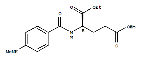 D-Glutamic acid,N-[4-(methylamino)benzoyl]-, diethyl ester (9CI)