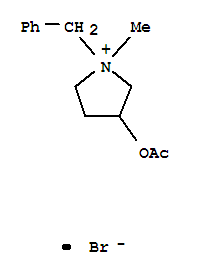 N-benzyl-3-pyrrolidylacetate methobromide
