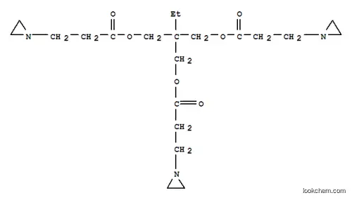 Molecular Structure of 52234-82-9 (2-((3-Aziridin-1-ylpropionyl)methyl)-2-ethylpropane-1,3-diyl bis(aziridine-1-propionate))