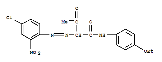 Pigment Yellow 75;2-((4-Chloro-2-nitrophenyl)azo)-N-(4-ethoxyphenyl)-3-oxobutanamide