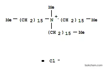 Molecular Structure of 52467-63-7 (N,N-Dihexadecyl-N-methyl-1-hexadecanaminium chloride)