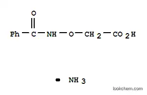 Molecular Structure of 5251-79-6 (azanium 2-benzamidooxyacetate)