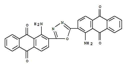 9,10-Anthracenedione,2,2'-(1,3,4-oxadiazole-2,5-diyl)bis[1-amino-(52591-25-0)