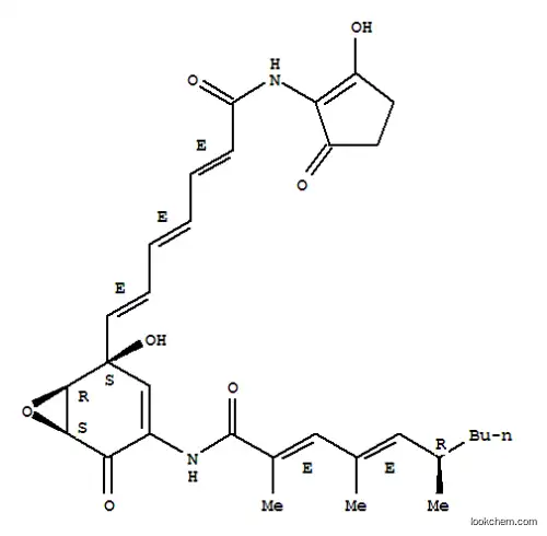 Molecular Structure of 52665-74-4 (MANUMYCIN A)