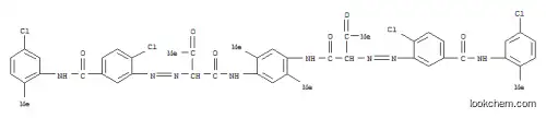 Molecular Structure of 5280-80-8 (3,3'-[(2,5-dimethyl-p-phenylene)bis[imino(1-acetyl-2-oxoethylene)azo]]bis[4-chloro-N-(5-chloro-o-tolyl)benzamide])